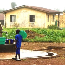 water well in Rotifunk Sierra Leone