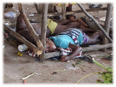 poverty in Sierra Leone - 50% of population is under age 16