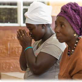 Women of Rotifunk praying
